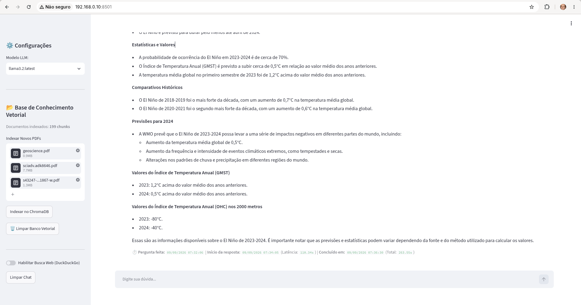 Print Teste 2 - Adicionado redução de chunk